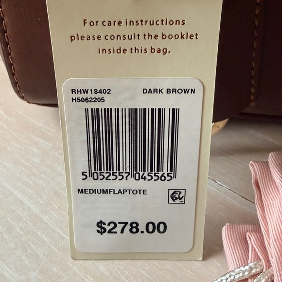 RADLEY LONDON Apsley Road Medium Flapover Tote - Dark Brown - Picture 10 of 10